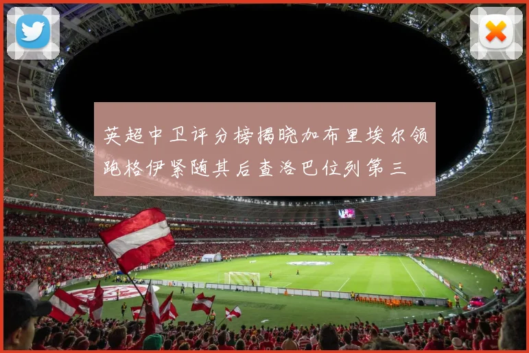 英超中卫评分榜揭晓加布里埃尔领跑格伊紧随其后查洛巴位列第三
